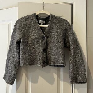 & Other Stories cropped wool cardigan size eu S